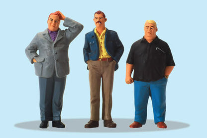 Preiser 44906 G Scale Pedestrians 1/22.5 Scale Serious Situation