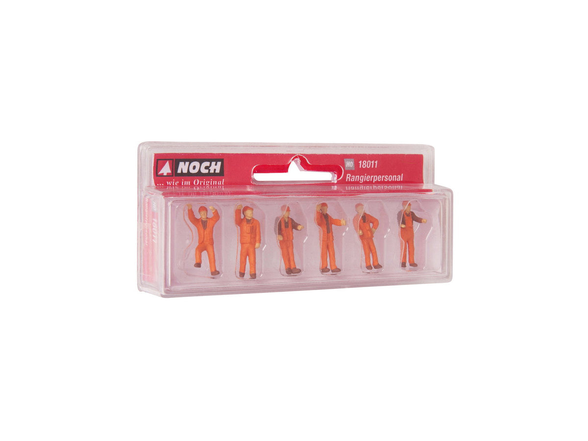 Noch 18011 HO Scale Shunters Figure Set of 6