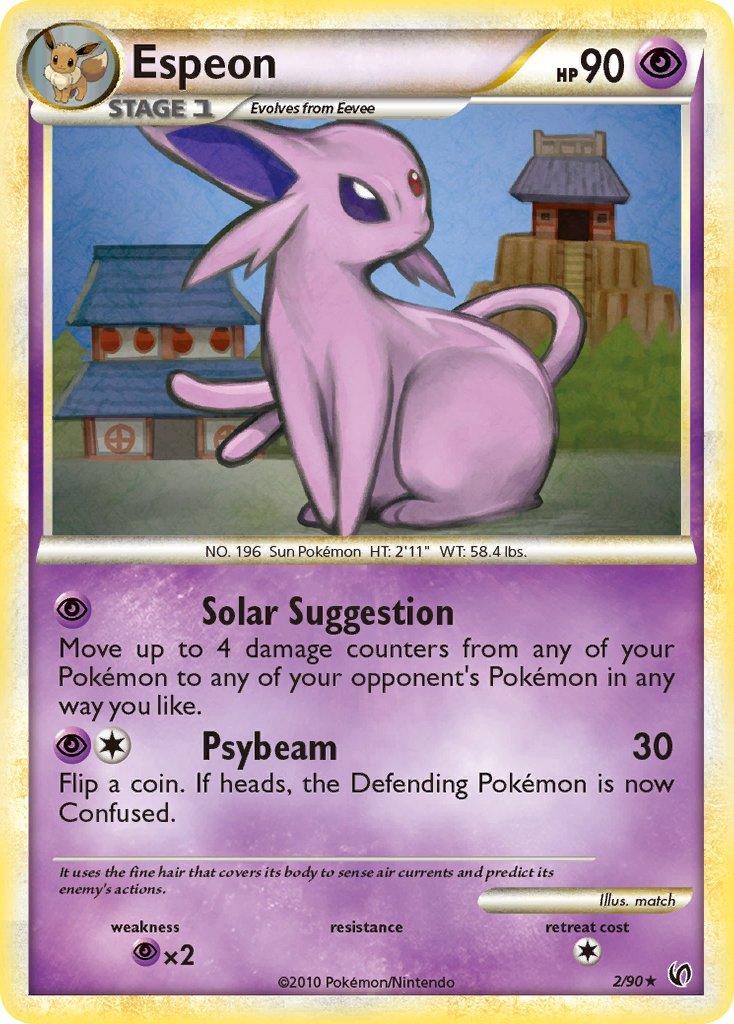 Espeon (2/90) (Theme Deck Exclusive) [HeartGold & SoulSilver: Undaunted]