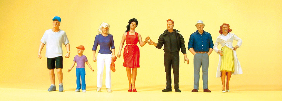 Preiser 10541 HO Scale Passers-By Pedestrian Figure Set