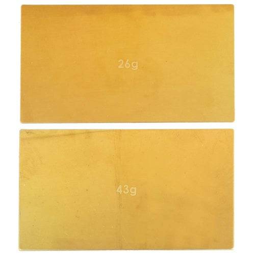 Team Associated 91744 Brass Under Battery Weight Set (2) RC10B6
