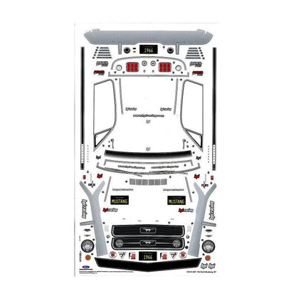 HPI Racing 17519 1966 Ford Mustang GT Clear Body 200mm Sprint 2 / E10 / Nitro 3