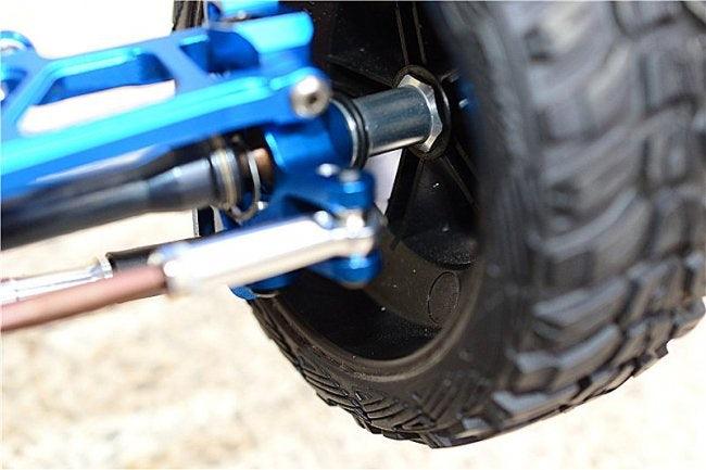 GPM ALLOY HEX ADAPTOR +17MM TRAXXAS SLASH 4X4 RED