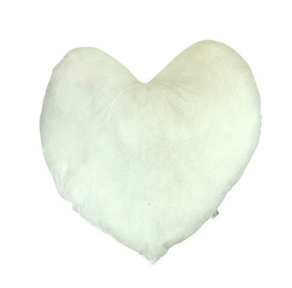 18"| 16" | 14" | 12"| 10" | 8 Heart Hypoallergenic Polyester Filled Pillow Insert by UniikPillows