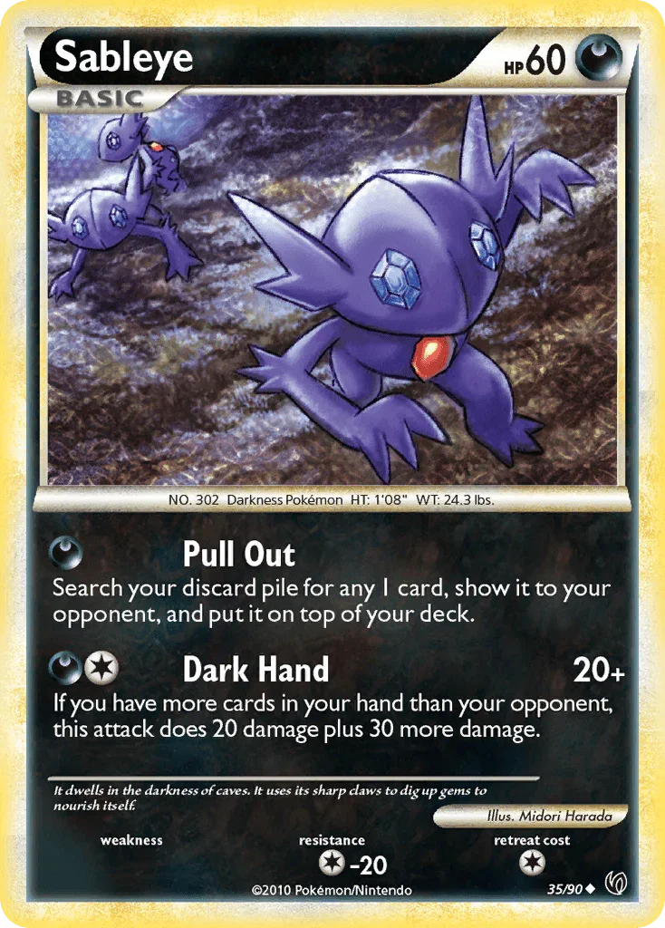 Sableye (35/90) [HeartGold & SoulSilver: Undaunted]