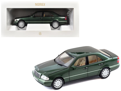 1993 Mercedes-Benz C-Class Malachite Green Metallic 1/18 Diecast Model Car by Norev  free shipping USA