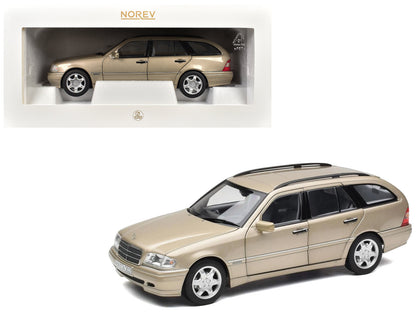1997 Mercedes-Benz C-Class T-Model Smoke Silver Metallic 1/18 Diecast Model Car by Norev  free shipping USA