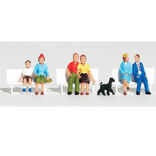 Woodland Scenics A1834 HO Train Figures Sitting & Waiting