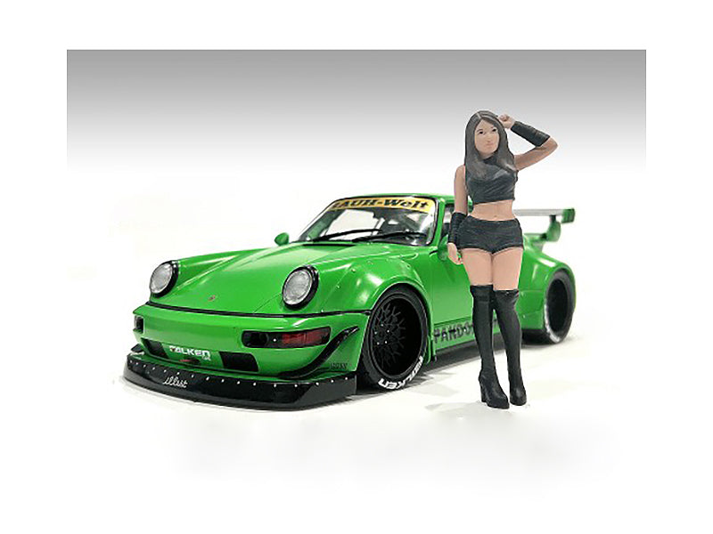 "Auto Salon Girls" Figure 2 for 1/18 Scale Models by American Diorama  free shipping USA