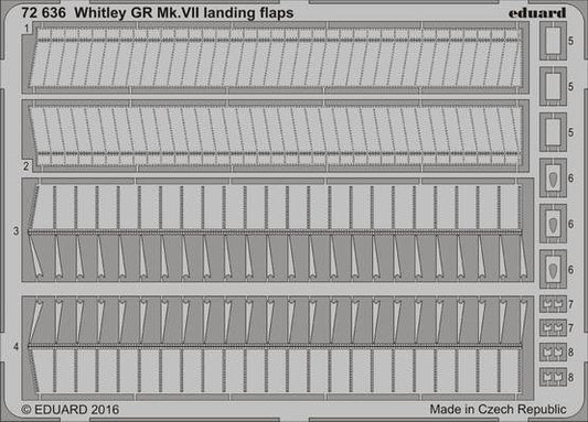 Eduard 72636 1/72 Aircraft- Whitley GR Mk VII Landing Flaps for ARX