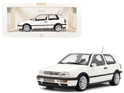 1996 Volkswagen Golf GTI Candy White "20 Years Anniversary Edition" 1/18 Diecast Model Car by Norev  free shipping USA