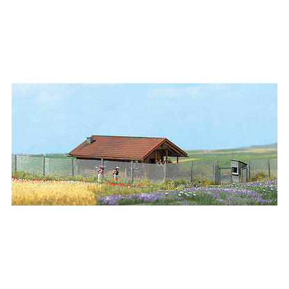 Busch 1017 HO Scale Metal Industrial Fence Kit