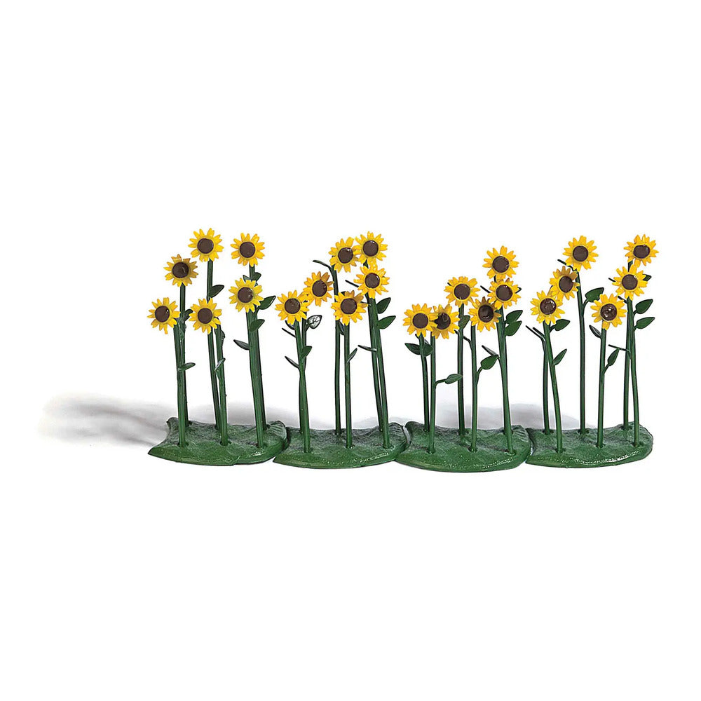 Busch 1240 HO Scale Sunflowers, Assembled, pkg(24)