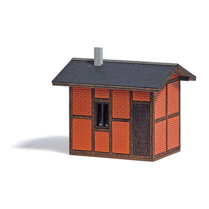 Busch 1621 HO Scale Switchman's Hut -- Laser-Cut Wood Kit