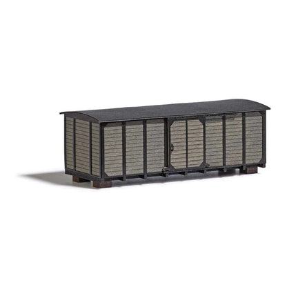 Busch 1986 HO Scale Wooden Shed -- Laser-Cut Wood Kit