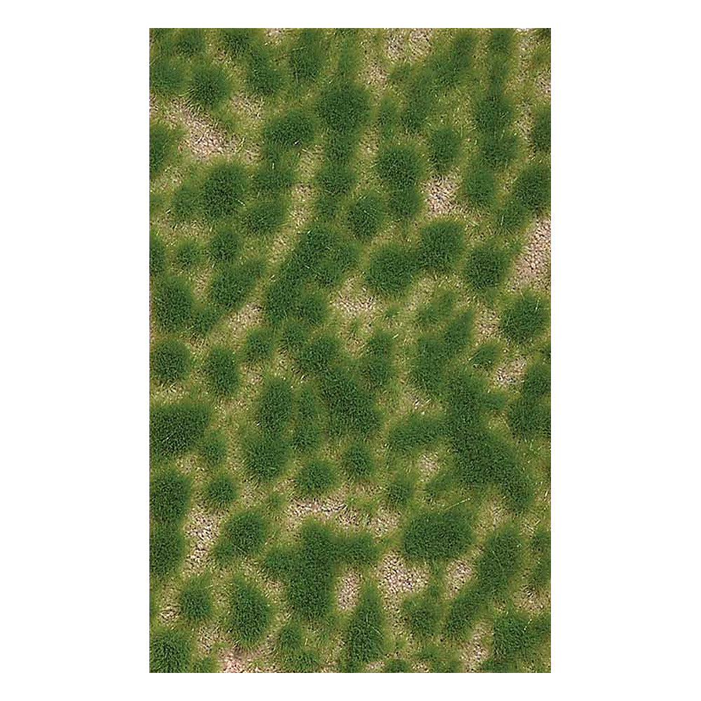 Busch 3516 A Scale Grass Tuft Sheet -- Long Spring Tufts