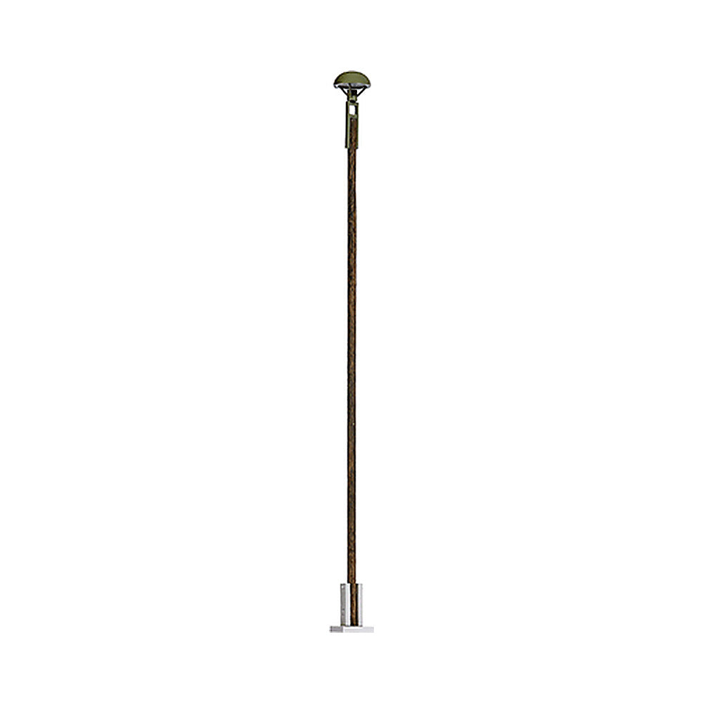 Busch 4112 HO Scale Round Station/Platform Lamp on Wood Post