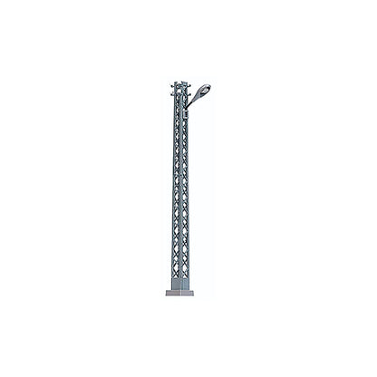 Busch 4131 HO Scale Lattice-Mast Industrial Lamp -- With Teardrop Light Housing