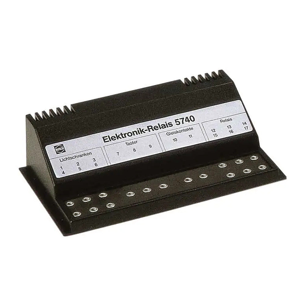 Busch 5740 A Scale Electronic Relay 10-16V AC or DC 8A Continuous w/24V AC or DC