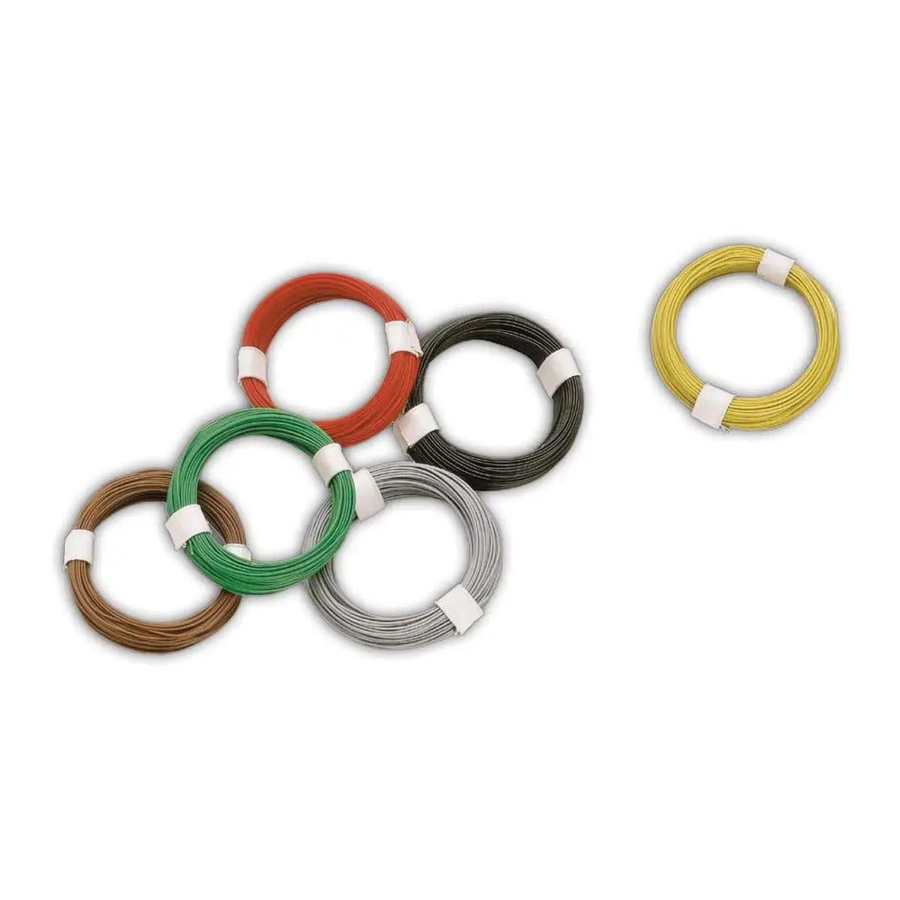 Busch 5792 A Scale Micro Wire/Cable -- Green, .25mm Diameter (ONE ROLL ONLY)
