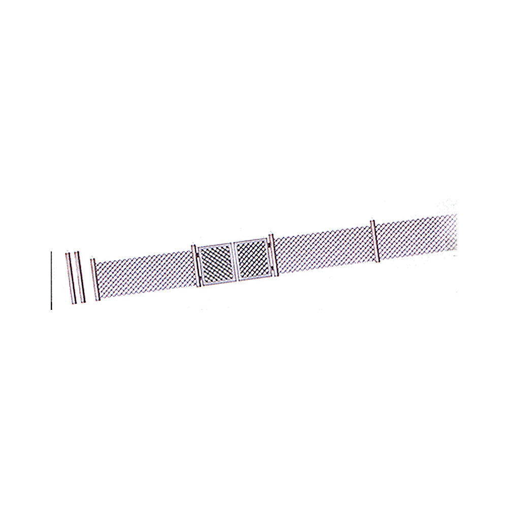 Busch 6019 HO Scale Chain Link Fence, 100cm