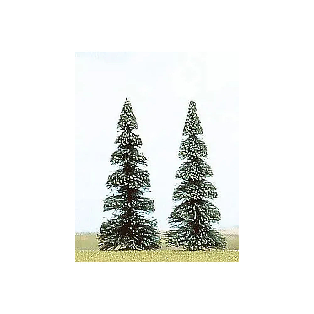 Busch 6102 A Scale Pine Trees -- 2-15/16" 7.5cm pkg(2)