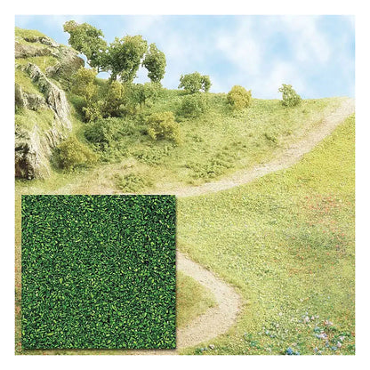 Busch 7053 A Scale Grass Scatter Material Ground Cover -- Medium Green