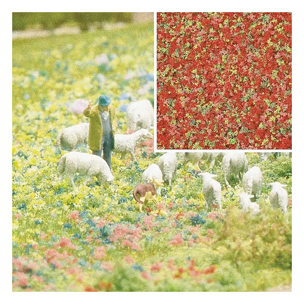 Busch 7357 A Scale Foam Flock Ground Cover -- Summer Flowers 6-3/4oz 200ml