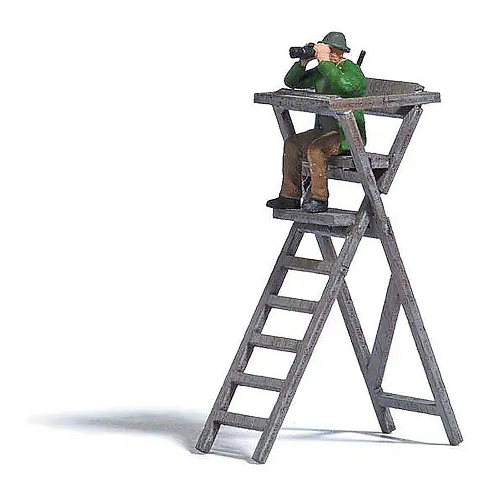 Busch 7957 HO Scale Hunter in Raised Stand - Action Set