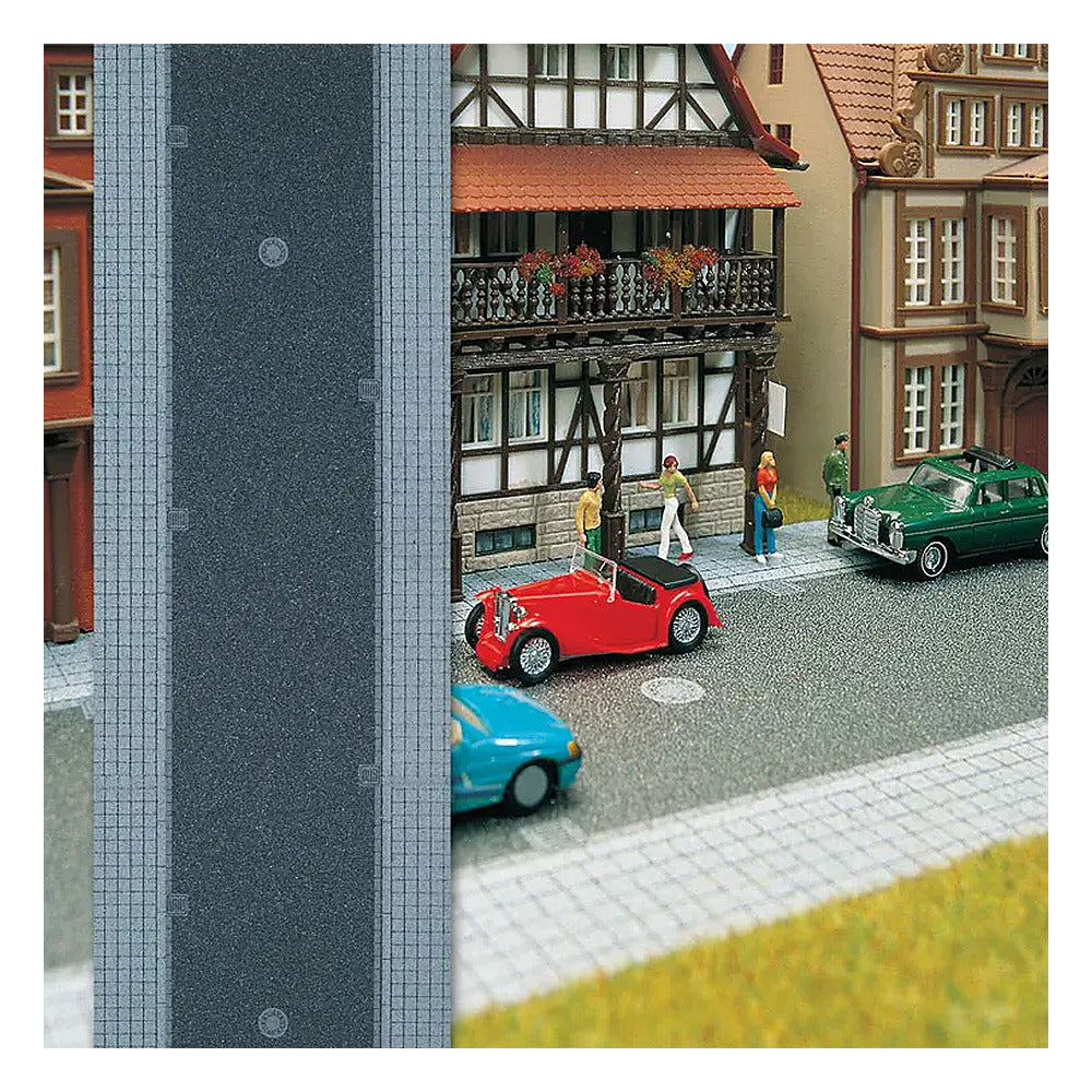 Busch 8138 N Scale Self-Adhesive Town Street with Sidewalks