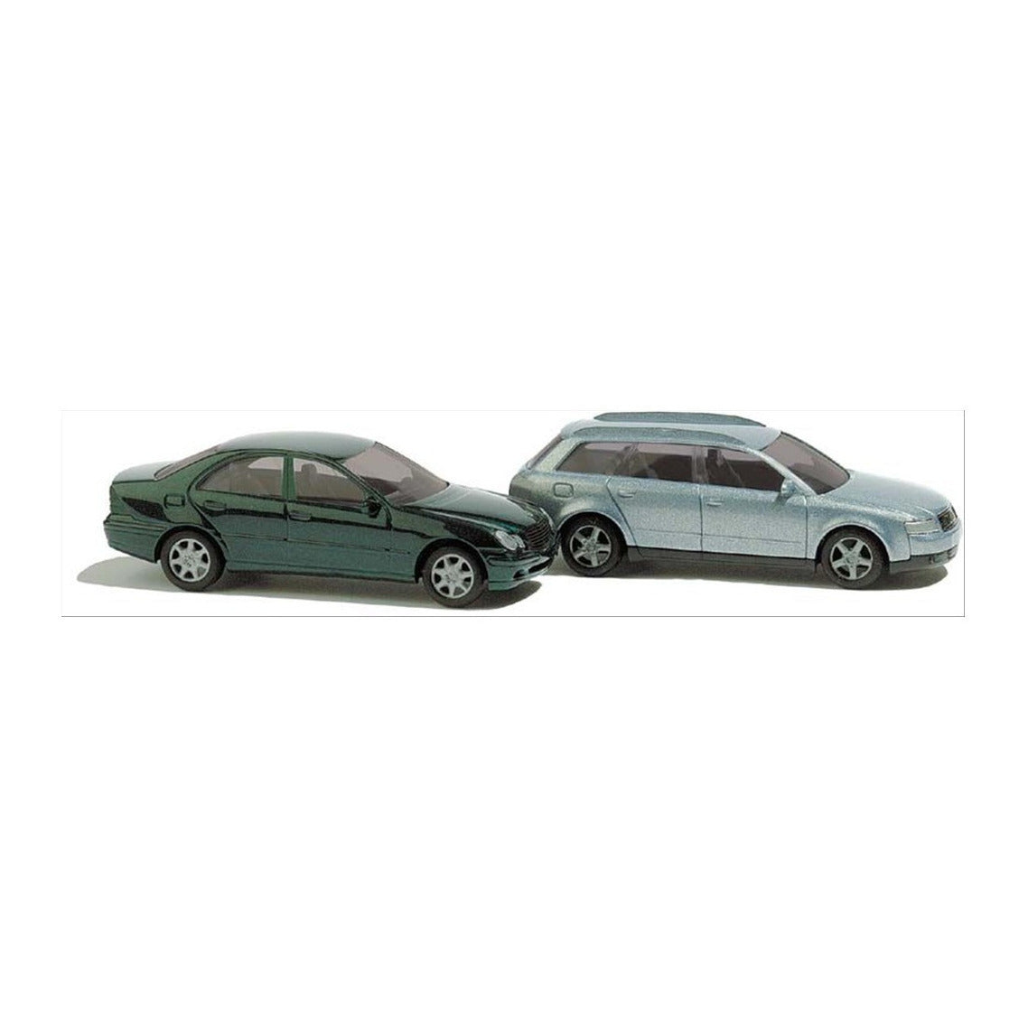 Busch 8346 N Scale Audi A4 Avant & Mercedes C-Class, 2-Pack