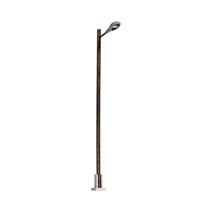 Busch 8737 TT Scale Teardrop Station/Platform Lamp on Wood Post With Yellow LED