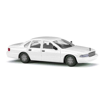 Busch 89122 HO Scale 1995 Chevrolet Caprice Sedan Model, White