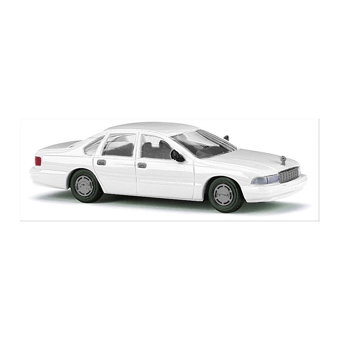 Busch 89122 HO Scale 1995 Chevrolet Caprice Sedan Model, White
