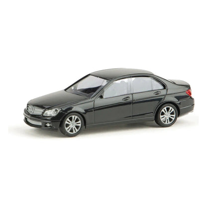 Busch 89138 HO Scale Mercedes-Benz C-Class Sedan, Black