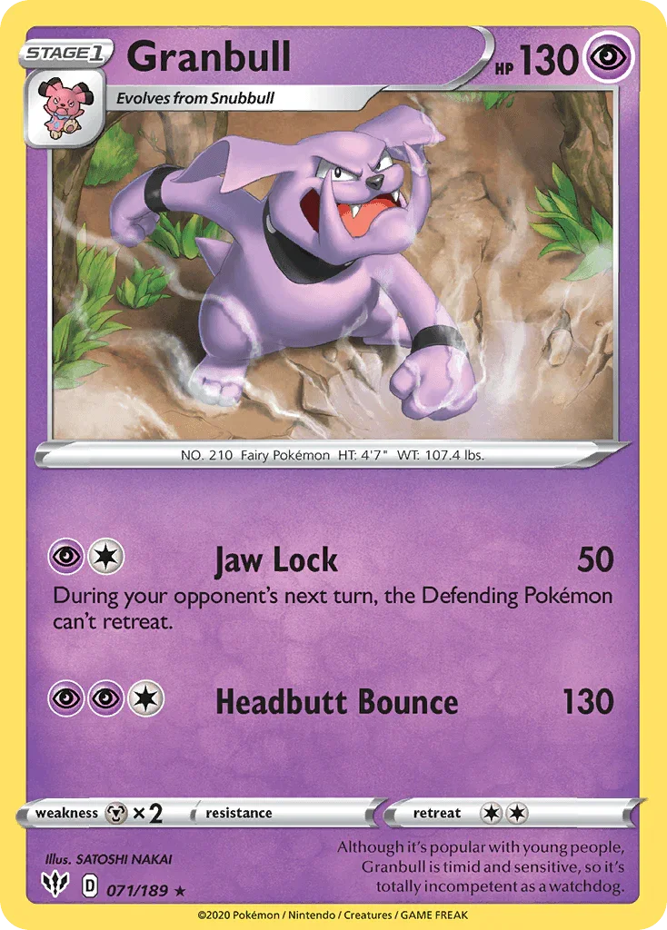 Granbull (071/189) [Sword & Shield: Darkness Ablaze]