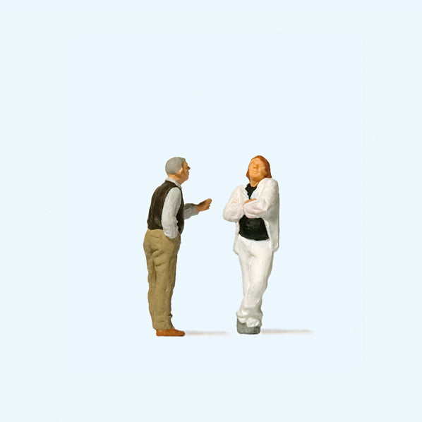 Preiser 28180 HO Scale Arguing Couple Figure