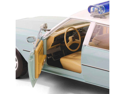 1987 Chevrolet Caprice 9C1 "US Border Patrol" Light Green with White Top "Artisan Collection" 1/18 Diecast Model Car by Greenlight