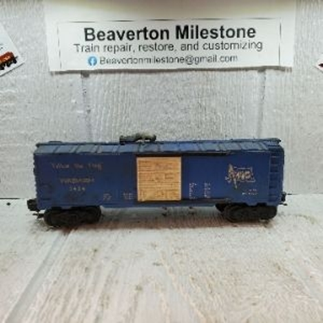 LIONEL WABASH OPERATING BOXCAR, 56-58