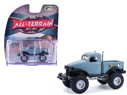 1941 Military Half Ton 4x4 Truck Slate Blue "All Terrain" Series 17 1/64 Diecast Model Car by Greenlight  free shipping USA