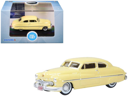 1949 Mercury 8 Coupe Calabash Yellow 1/87 (HO) Scale Diecast Model Car by Oxford Diecast  free shipping USA