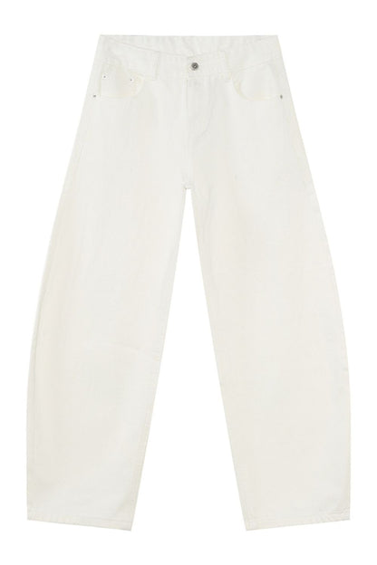 Wide Leg Jeans with Pockets