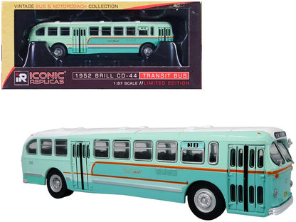 1952 CCF-Brill CD-44 Transit Bus DC Transit "30 17th & Penna SE" "Vintage Bus & Motorcoach Collection" 1/87 (HO) Diecast Model by Iconic Replicas  free shipping USA