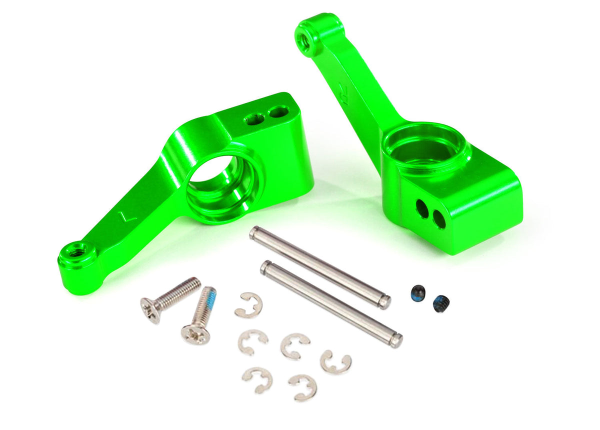 Traxxas 1952G Green Aluminum Rear Stub Axle Carriers