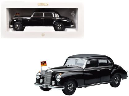 1955 Mercedes-Benz 300 Black "German Chancellor Konrad Adenauer" 1/18 Diecast Model Car by Norev  free shipping USA