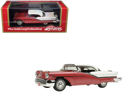 1957 Oldsmobile Starfire Royal Glow Red and Alcan White Limited Edition to 200 pieces Worldwide 1/43 Model Car by Goldvarg Collection  free shipping USA