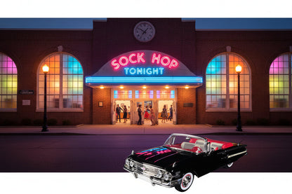 1960 Chevrolet Impala Convertible Black 1/18 Diecast Car Model by Motormax  free shipping USA