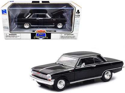 1964 Chevrolet Nova SS Black "Muscle Car Collection" 1/25 Diecast Model Car by New Ray  free shipping USA