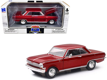 1964 Chevrolet Nova SS Burgundy "Muscle Car Collection" 1/25 Diecast Model Car by New Ray  free shipping USA