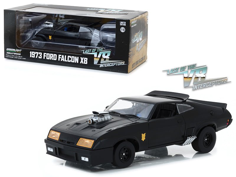 1973 Ford Falcon XB Black "Last of the V8 Interceptors" (1979) Movie 1/18 Diecast Model Car by Greenlight  free shipping USA